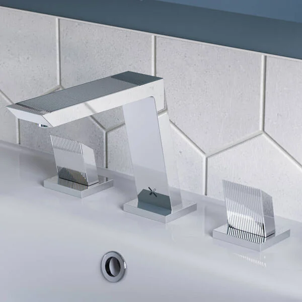 Crosswater Limit 3 Hole Basin Set Chrome