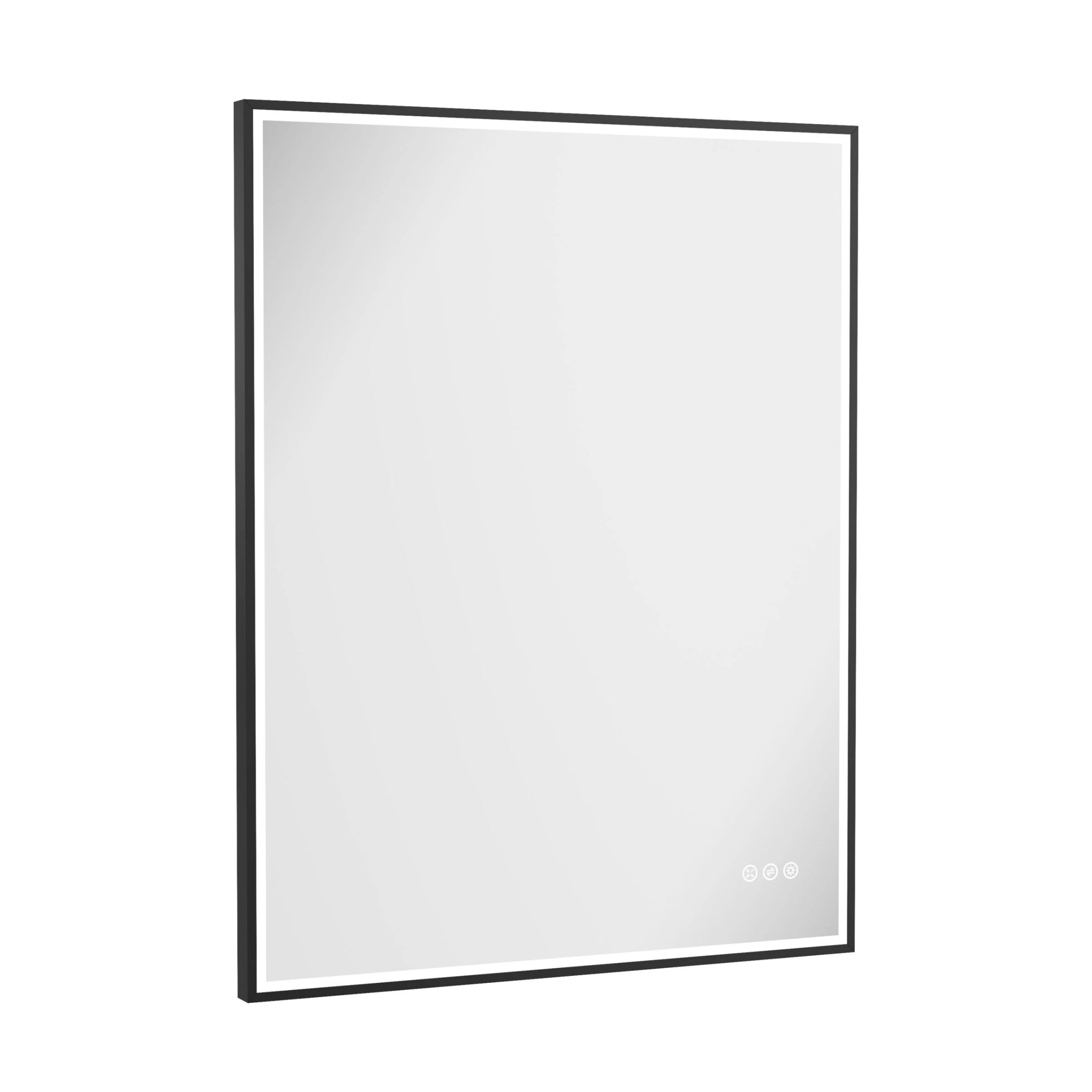 Crosswater MPRO Lit Mirror 700 x 900mm Matt Black