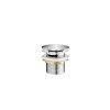 Crosswater Freestanding Bath Slotted Click Clack Chrome
