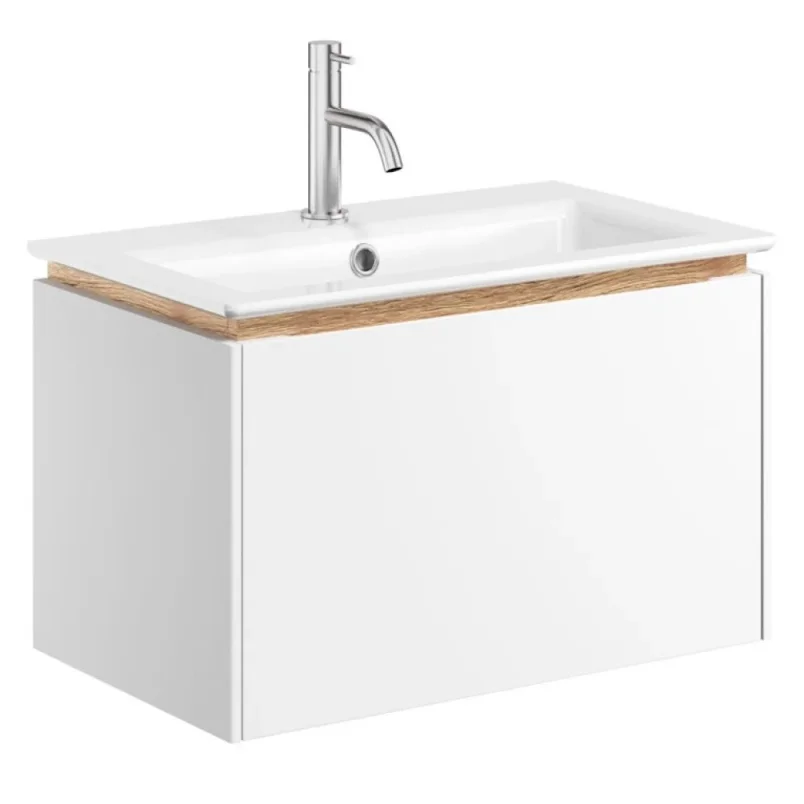 Crosswater Mada Basin Unit 600 Matt White product image - Image 1