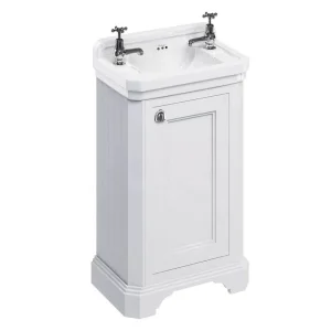 Burlington Bur Cloakroom Basin Unit - Matt White