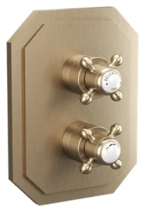 Crosswater Belgravia Crosshead Crossbox 2D Trimset Brushed Brass