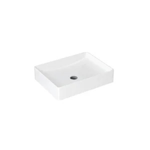 Britton Shoreditch Quad Countertop Basin No Tap Hole White