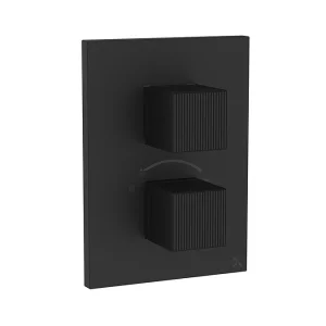 Crosswater Crossbox Limit 2 Oulet Trim & Levers Matt Black