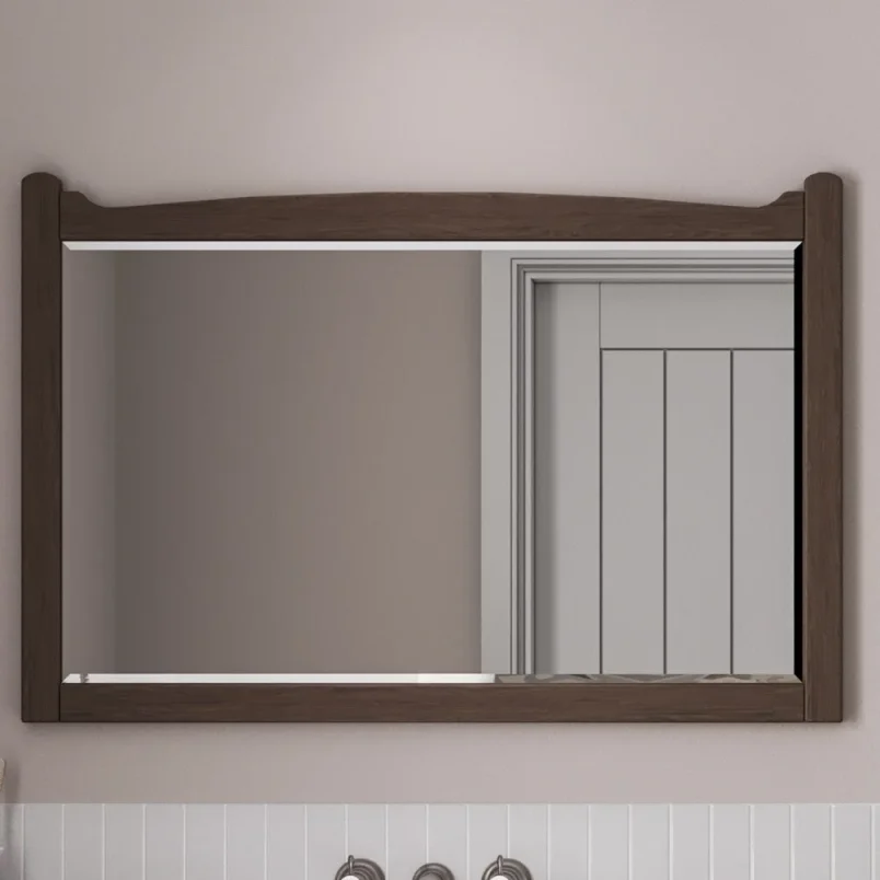 Burlington Guild Mirror 850mm Dark Oak product image - Image 1