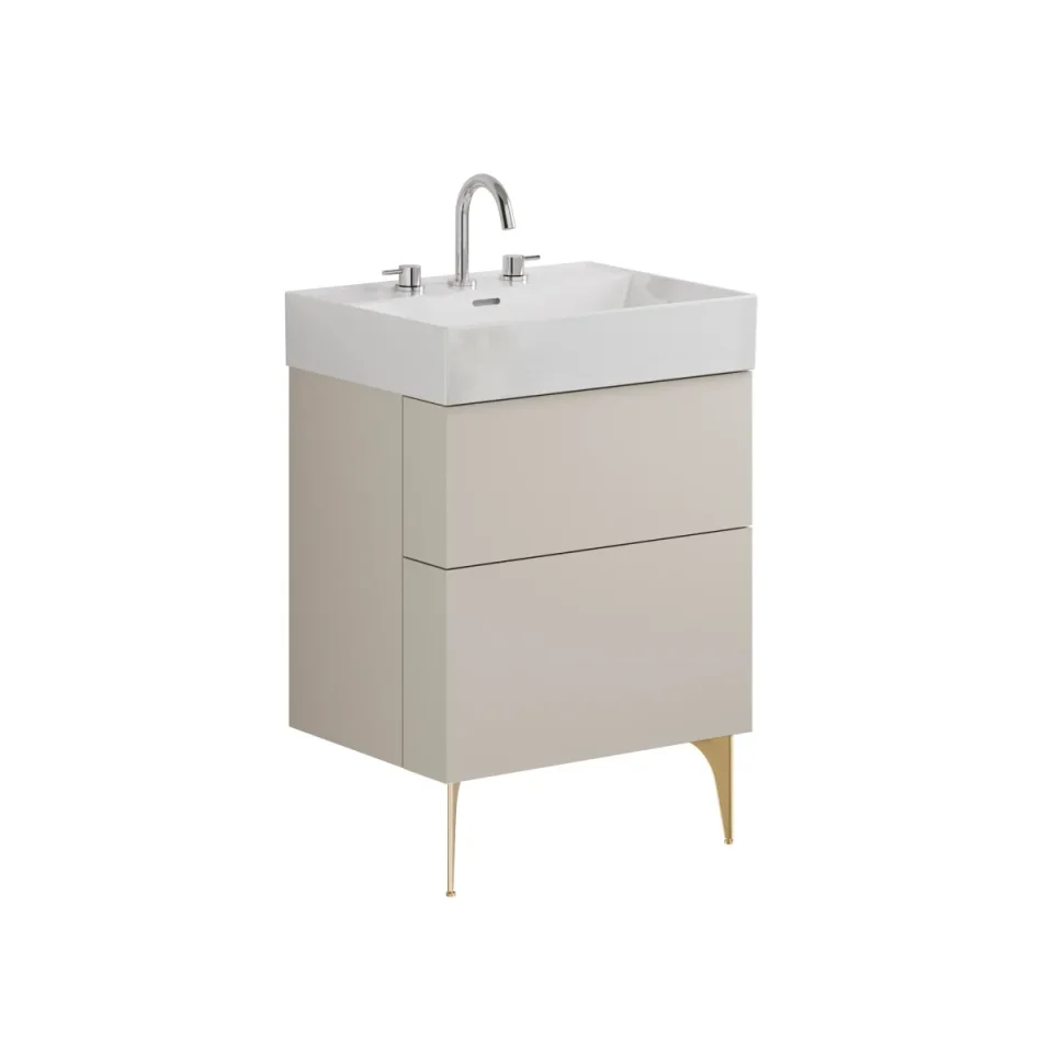 Crosswater Avenue Optional Leg Kit Brushed Brass product image - Image 1