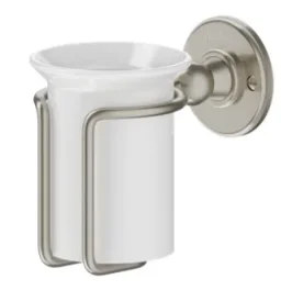 Burlington Tumbler Holder Brushed Nickel