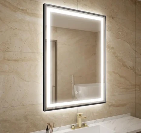 Faeber Noir Frame 600x750 Led Mirror - Sample product image - Image 1