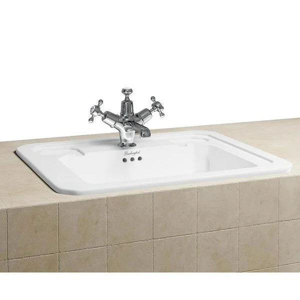 Burlington Victorian 2th 540 Fully Inset Vanity Basin