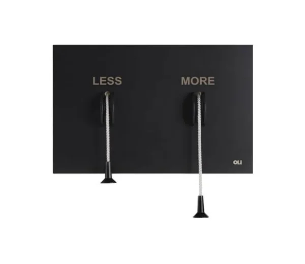 Oli Less Is More Flush Plate Black Mechanical TD