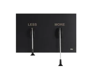 Oli Less Is More Flush Plate Black Mechanical TD