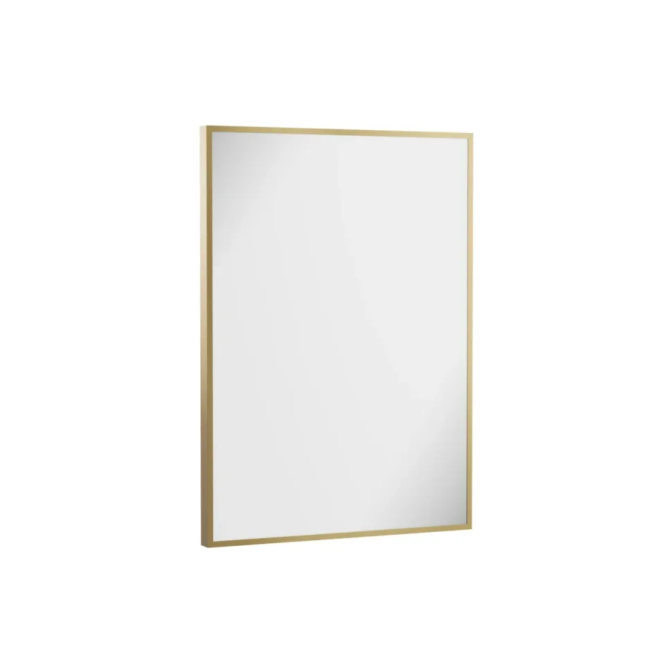 Crosswater MPRO Non-Illuminated Mirror 500 x 700mm Brushed Brass product image - Image 1