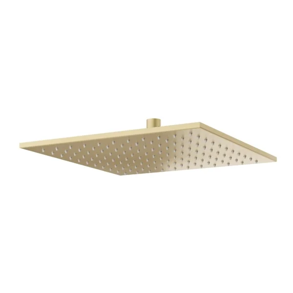 Crosswater Zion Shower Head 200mm Brushed Brass