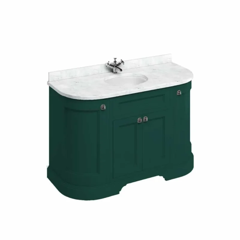 Burlington Furniture Door Unit & 2 Round Corner Units Matt Green product image - Image 1