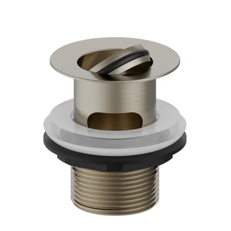 Burlington Flip Top Basin Waste (slotted) Brushed Nickel product image - Image 1