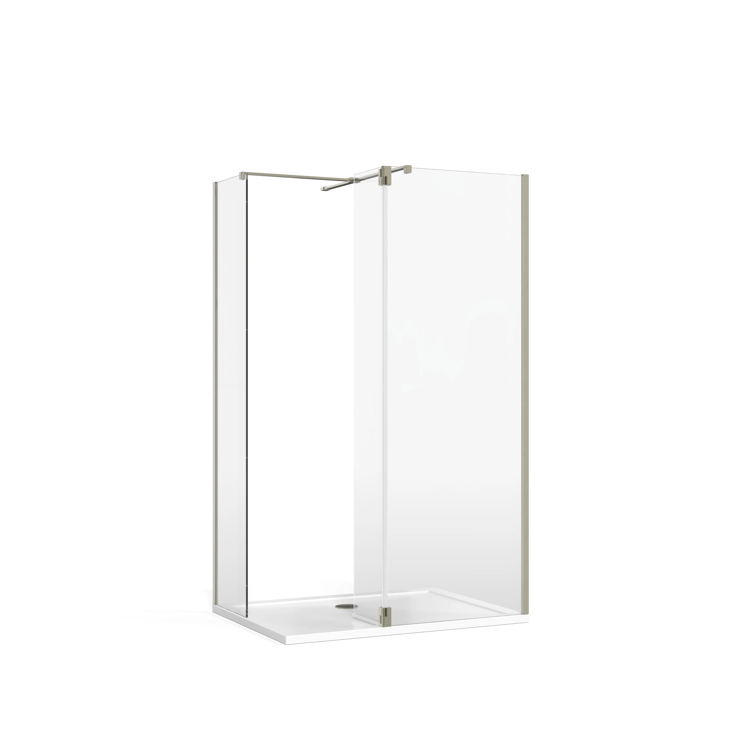 Burlington Deflector Panel Hinge X2 Chrome