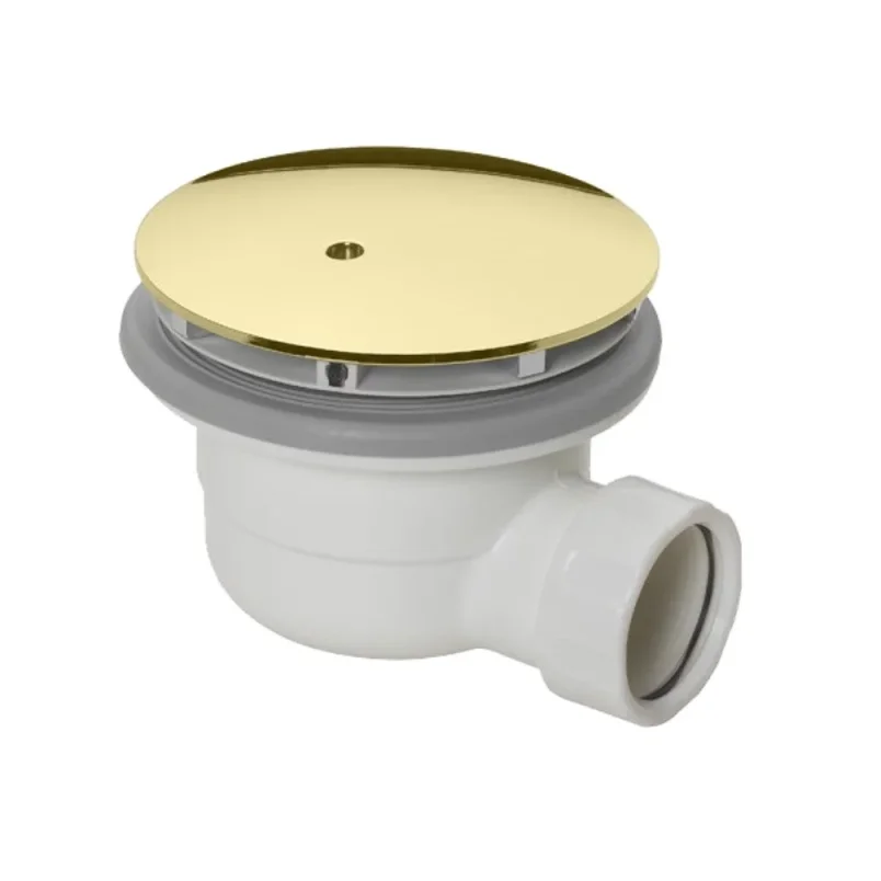 Burlington High Flow Shower Waste Gold product image - Image 1