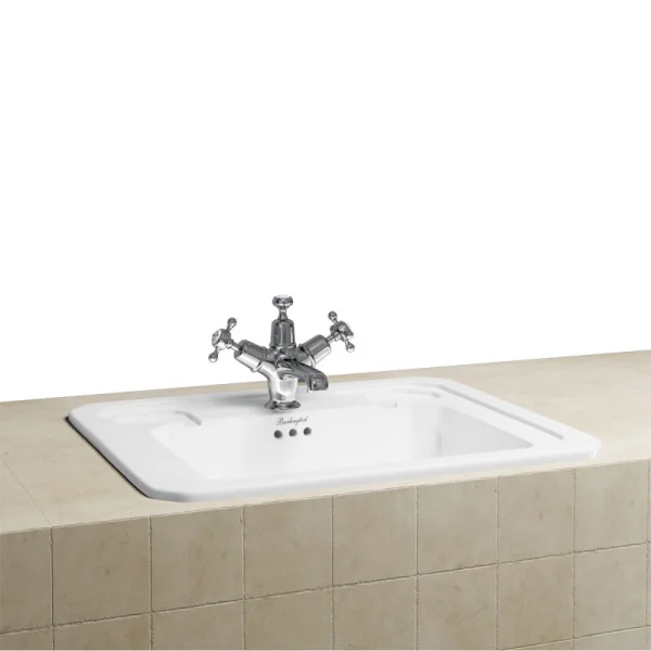 Burlington Victorian 1th 540 Fully Inset Vanity Basin