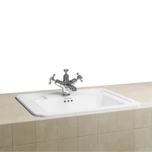 Burlington Victorian 1th 540 Fully Inset Vanity Basin