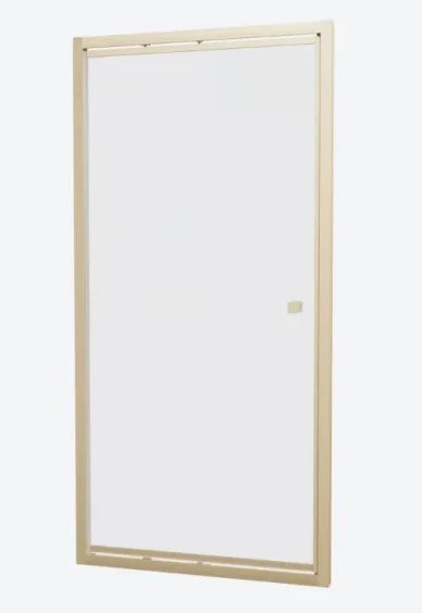 Crosswater 6mm Infold Door 800 Brushed Brass product image - Image 1