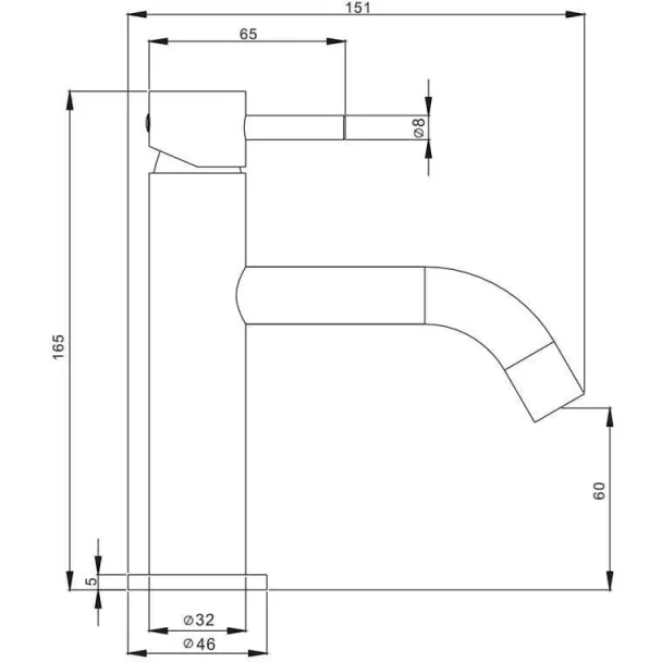 Crosswater MPRO Knurled Basin Monobloc Slate detail view - Image 2