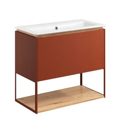 Crosswater Mada Shelf & Frame 700 Soft Clay