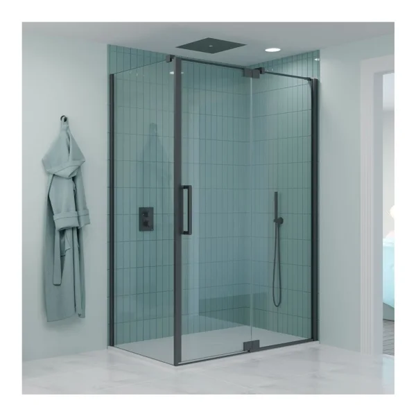 Crosswater Optix Pivot Door Inline Panel 1000 Slate