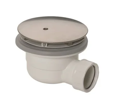 Crosswater High Flow Shower Waste Brushed Bronze detail view - Image 2