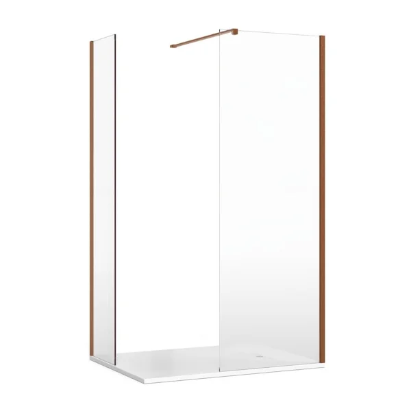 Crosswater Gallery Glass Wall Brace Brushed Bronze