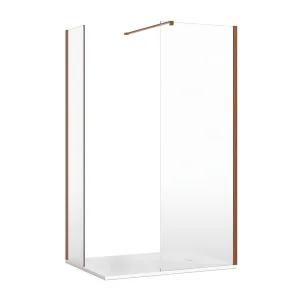 Crosswater Gallery Glass Wall Brace Brushed Bronze