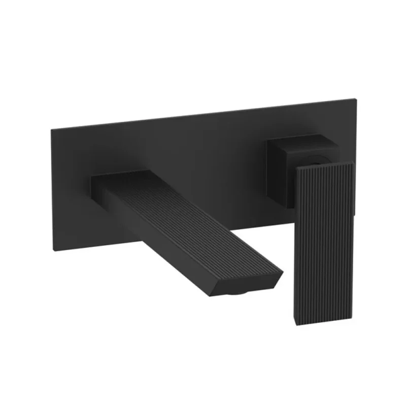 Crosswater Limit 2 Hole Basin Set Matt Black product image - Image 1