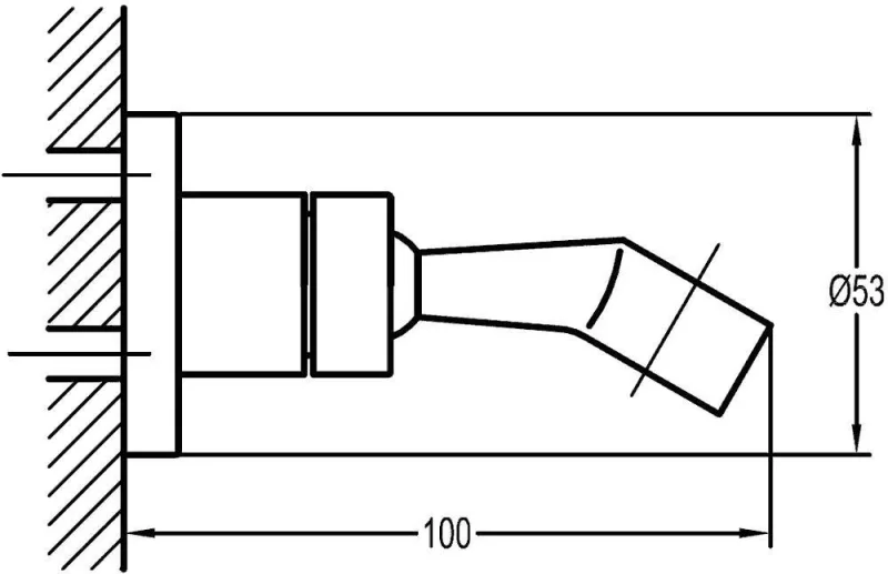 Pura Round wall bracket handset holder product image - Image 1