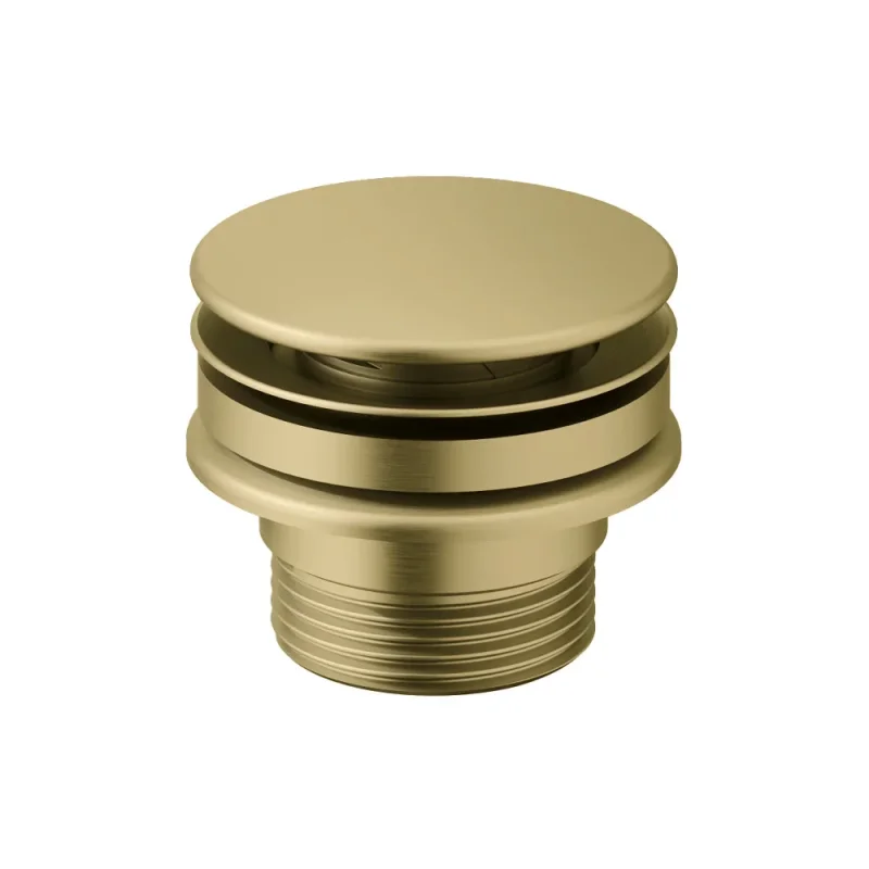 Crosswater 3ONE6 Universal Basin Waste Stainless Brushed Brass Effect detail view - Image 2