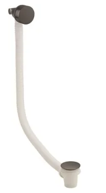 Crosswater 3ONE6 Bath Filler With Click Clack Waste Extended Stainless Slate