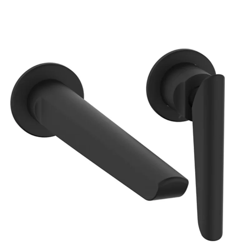 Crosswater Foile Basin 2 Hole Set Matt Black product image - Image 1