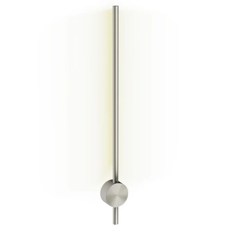 Crosswater Tranquil Pillar Light Brushed Nickel product image - Image 1