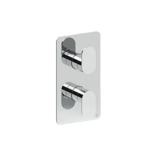 Crosswater Drift 1 Outlet 2 Handle Valve & Trimset Chrome