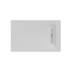 Crosswater Vito Rectangle Shower Tray 800 x 1000 25mm Matt White