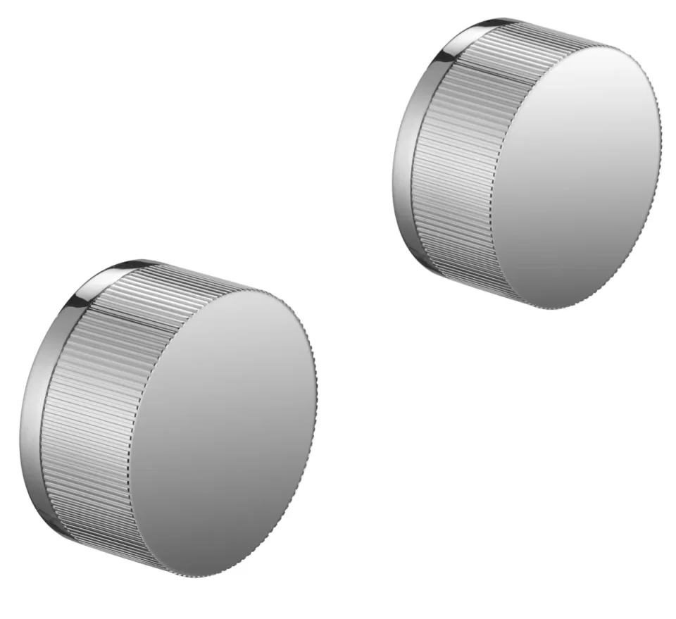 Just Taps Evo Wall Valves Chrome product image - Image 1