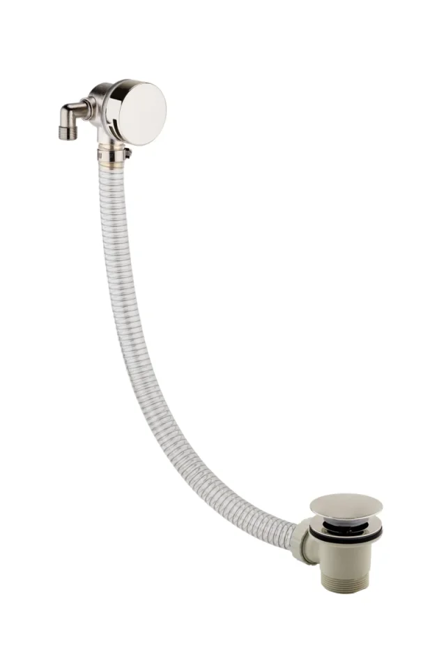 Just Taps Grosvenor Pinch Slim Click-clack Exofil, Nickel product image - Image 1