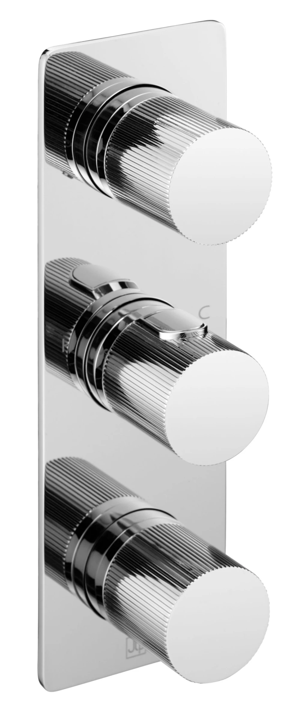 Just Taps Evo Thermostatic Concealed 2 Outlet Shower Valve Chrome