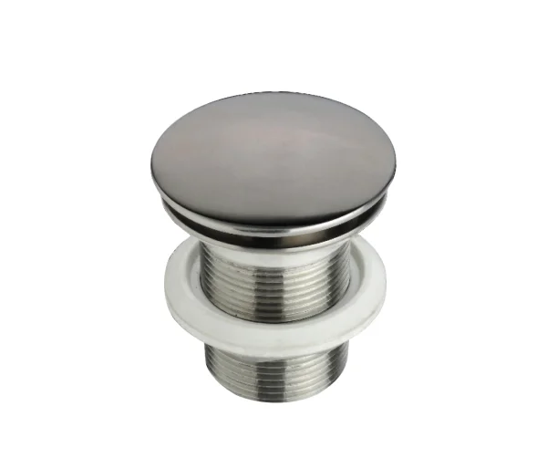 Just Taps Inox Free Flow Basin Waste Unslotted