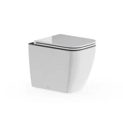 Britton Square Back To Wall Pan Rimless Inc Seat And Fixings