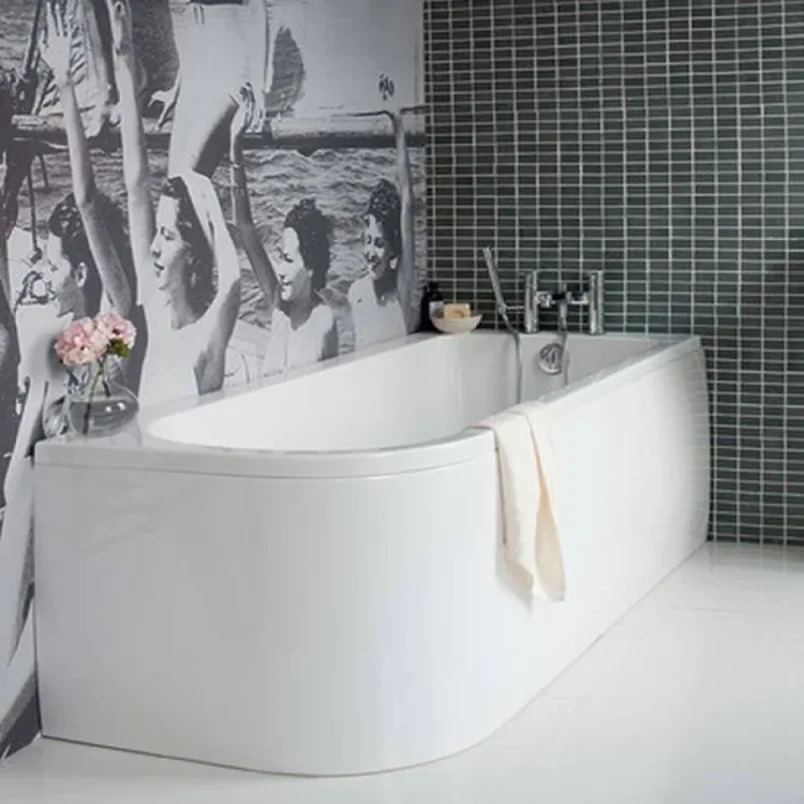 Britton Viride 1700 X 750mm Right Hand Offset Bath product image - Image 1