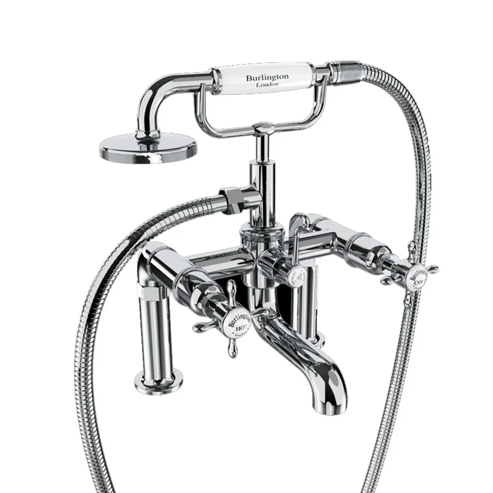 Burlington Guild Bath Shower Mixer Chrome product image - Image 1