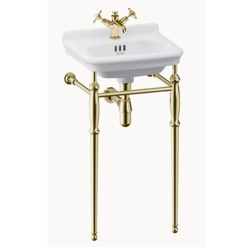 Burlington Guild Basin Stand 450mm Gold product image - Image 1