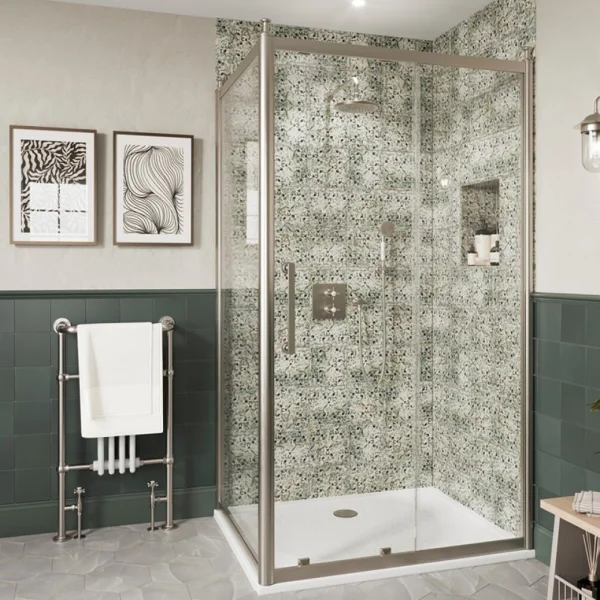 Burlington Classique Sliding Door 1700 Brushed Nickel