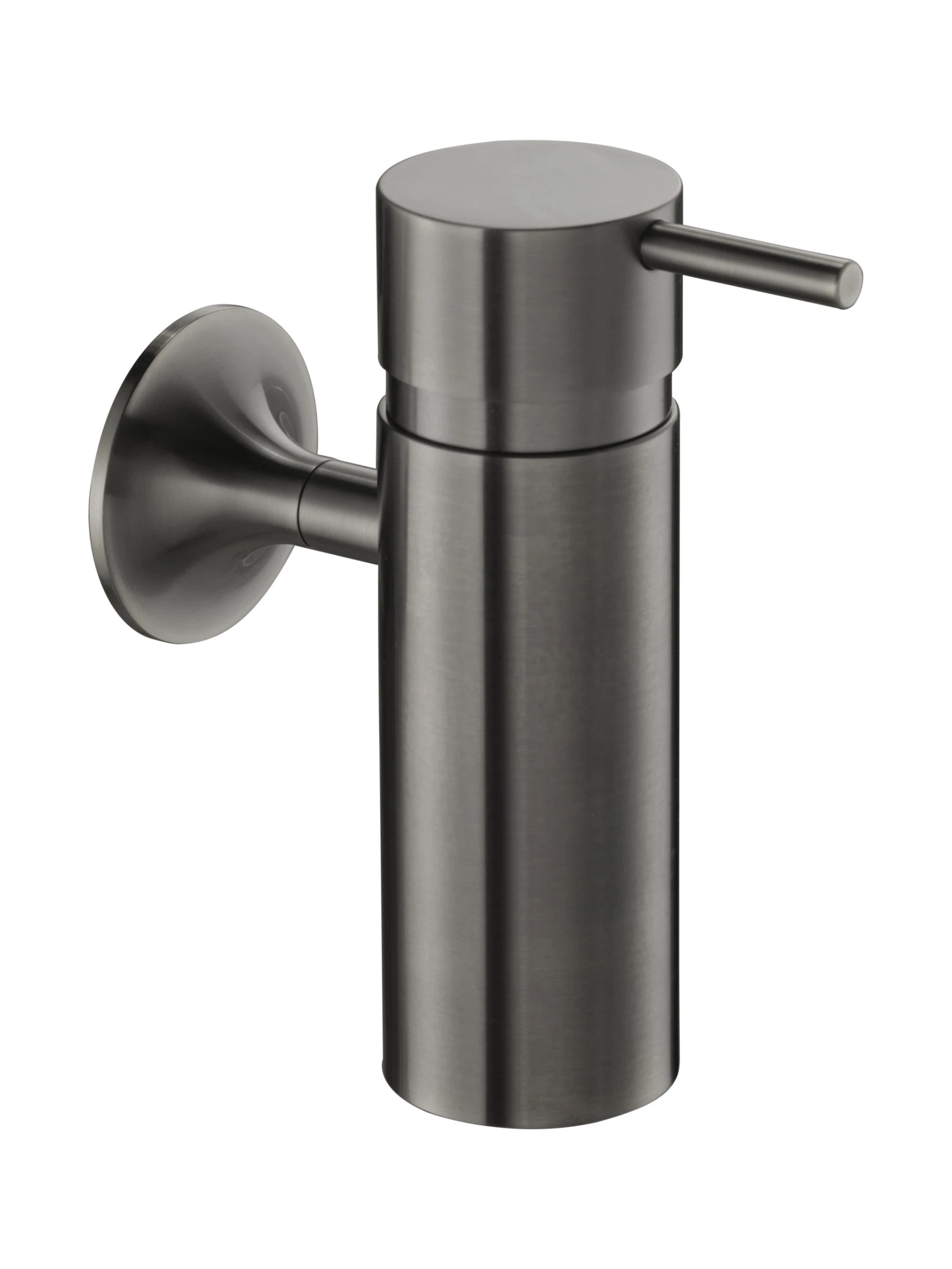 Just Taps Kono Soap Dispenser Wall Mounted Brushed Black