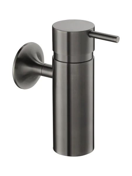 Just Taps Kono Soap Dispenser Wall Mounted Brushed Black