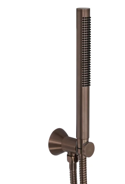 Just Taps Kono Round Water Outlet Brushed Bronze